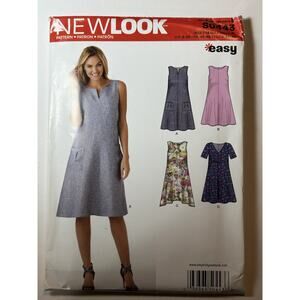 New Look 0443 Misses 8 - 20 Easy Summer Dress vn